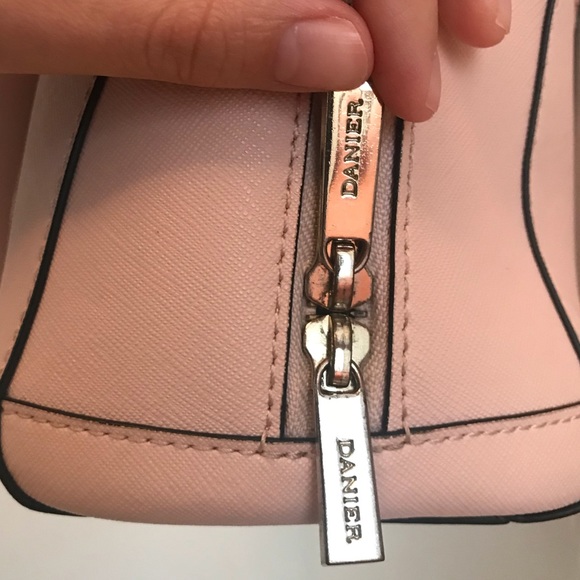 Danier | Blush Leather Dome Satchel Purse - Picture 2 of 8